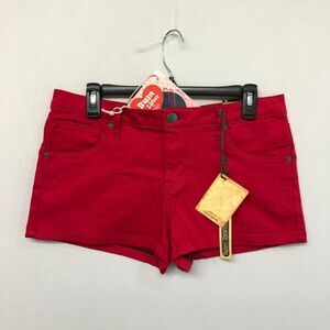NWT Hybrid & Company Women Juniors Super Stretch Chino Shorts Size 15 M184 -26